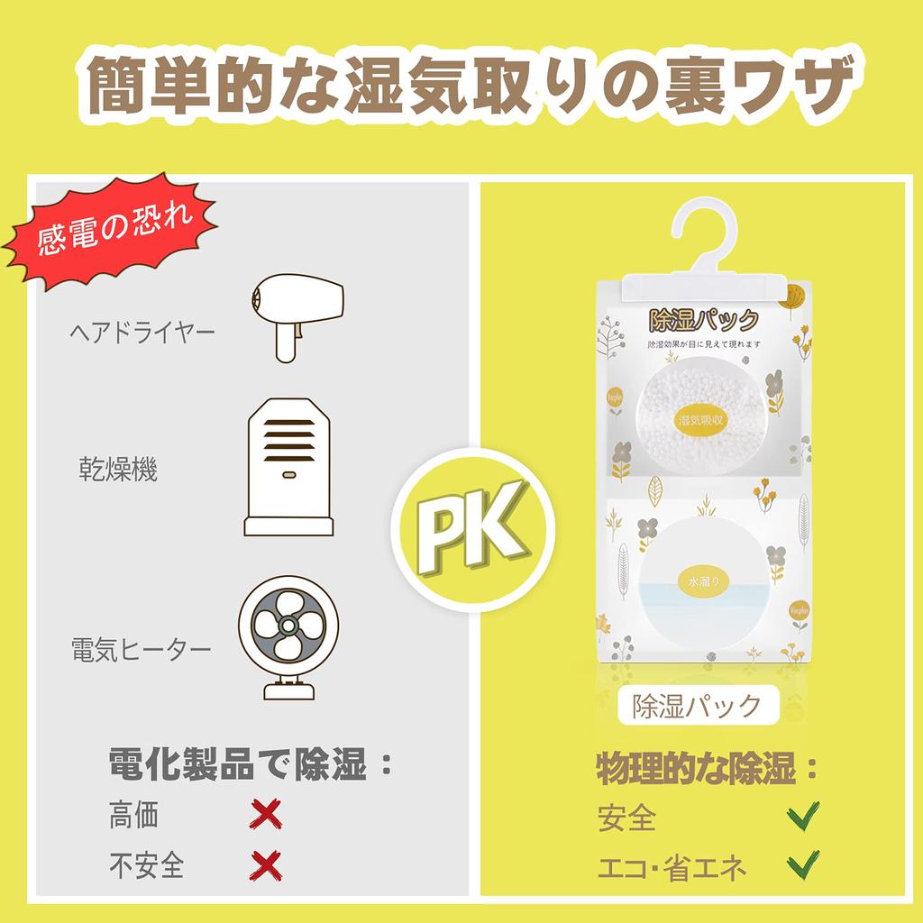 Vacplus Powerful Desiccant Moisture Drying and Dehumidifying Hanging Type per approximately 500ml packs Dehumidifier, Absorber, Anti-Mold, Packs,