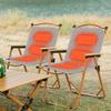 4 Heated Areas Camping Chair Heated Mat Winter USB Electric Blanket 3 Levels Rechargeable Heater Cushion for Outdoor Travel