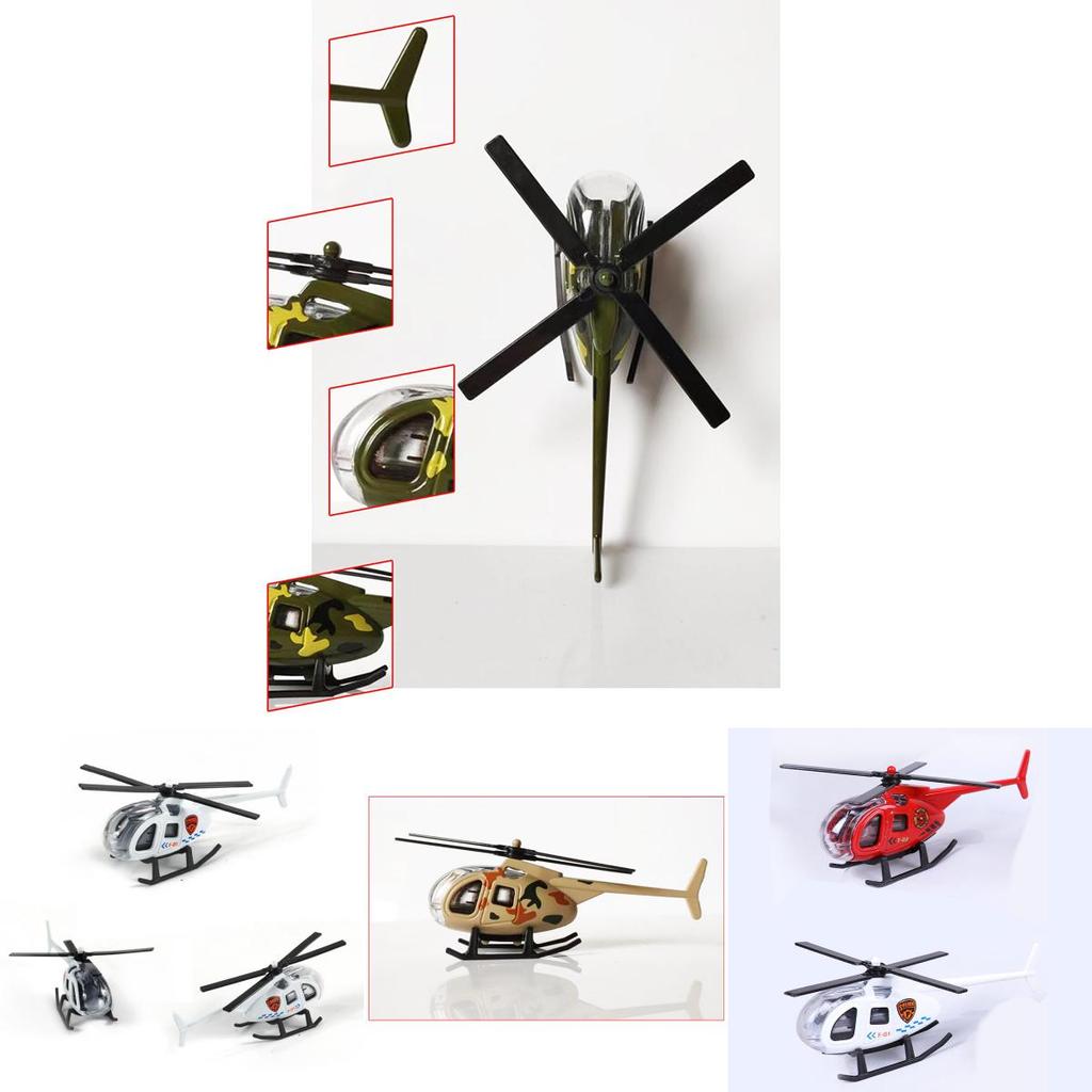 Alloy Military Aircraft Model Decorations Realistic Helicopter Fighter Plane Toy For Boys
