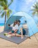 Beach Person 190T Silver 210D Waterproof Sun Easy for Blossom Includes 8 4 and Storage Bag Tent, 2-3 Sunshade, Finish, UPF50+, PU2000mm, Protection,