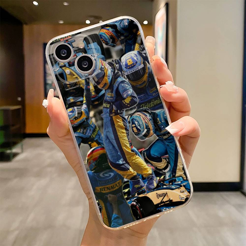 

Racer Alonso Mobile Cell Phone Case For iPhone 17 16e 16 15 14 13 12 11mini Pro Max X XR XSMAX 8 7 Air Plus Soft Cover iPhone16e