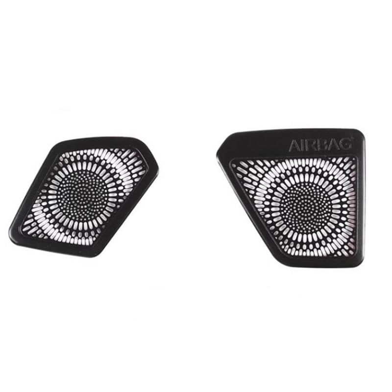 

Метал для BMW 3 серії G20 G28 -22 Аксесуари Приладова панель автомобіля Гудок колонка Гучномовець Декоративна кришка Накладка для стилю автомобіля 2pcs side black