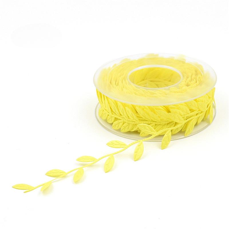 Ultrasonic embossing, leaf ribbon, leaf lace decoration with lace 15 meters