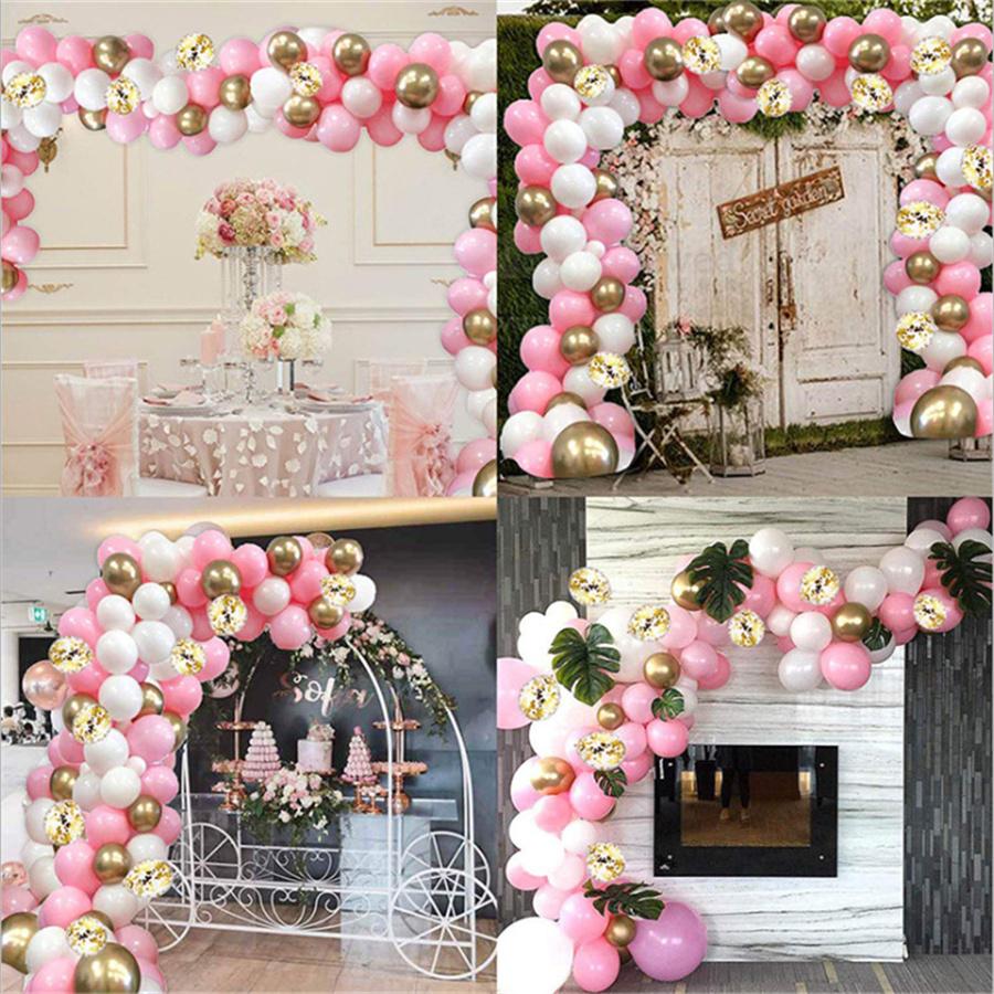 118pcs Balloons +Balloon Arch Kit Set Birthday Wedding Baby Shower Garland Decor