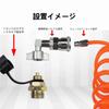 AIBOAT Truck Air Tank Connector Truck Connector Straight Elbow Air Tank Connector One-Touch