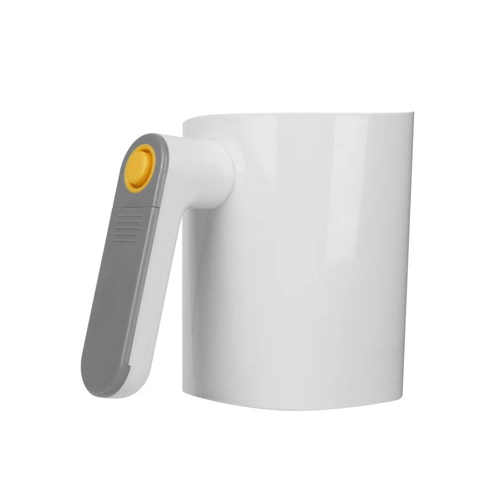 Kitchen Pastry Cake Tool Icing Sugar Powder Flour Sifter Screen Cup Shaped Stainless Steel Handheld 1Liter Electric Flour Sieve