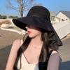 Sun Protection Sun Hat For Women With Large Brim Foldable Uv Shield Summer Travel Accessory