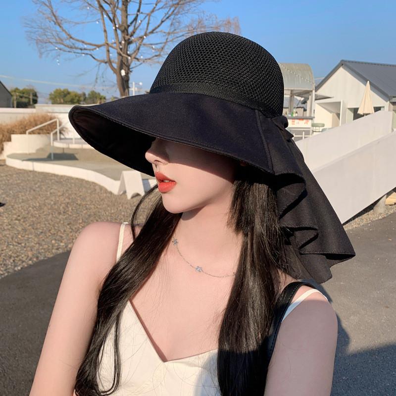 Sun Protection Sun Hat For Women With Large Brim Foldable Uv Shield Summer Travel Accessory