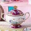 Exquisito Juego de Cuenco y Plato de Cerámica China: Vajilla Creativa Festiva de Porcelana Ósea con Cuencos, Platos y Cucharas