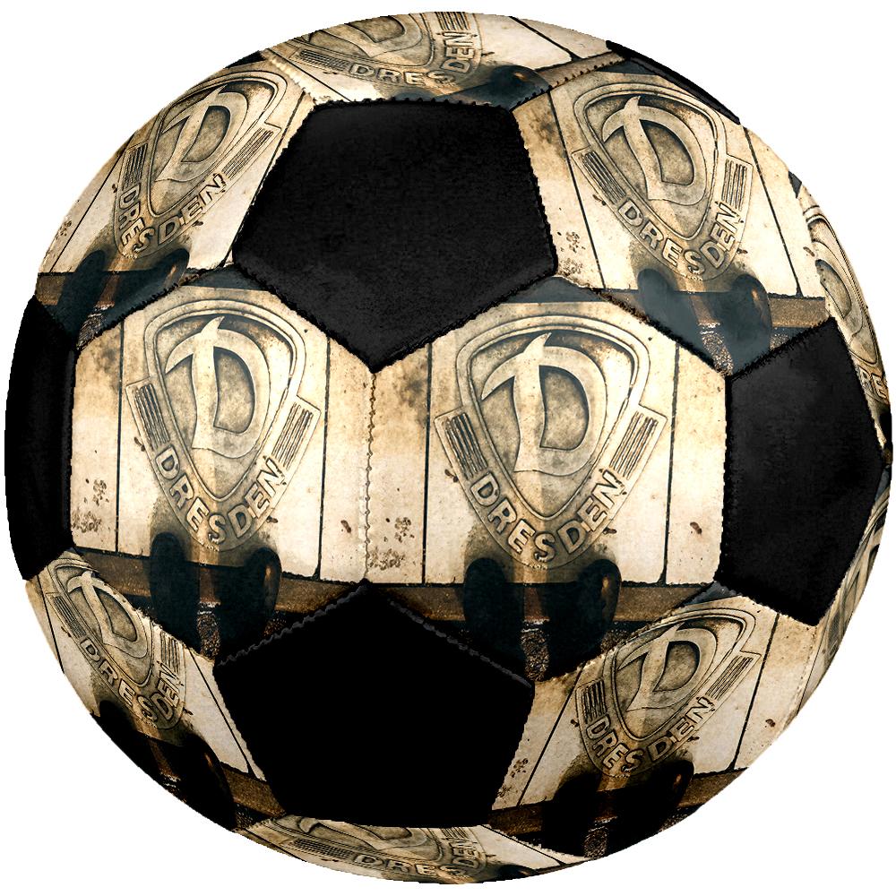 SIZE 5 Dynamo Dresden Soccer Ball Colorful All Ages Machine Stitched PVC Competition Ready Durable High-Bounce