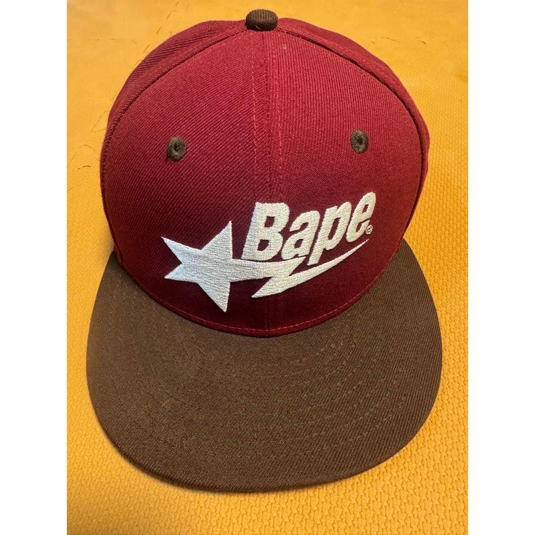 Used A BATHING APE NEW ERA collaboration baseball cap