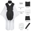Jujutsu Kaisen Choso Cosplay Costume, Black & White Traditional Style Outfit for Anime Cosplay & Halloween Parties