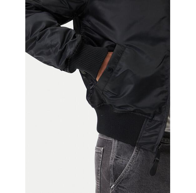 Alpha Industries MA-1 Jacket Zip-off Hood with Print On Back 128113