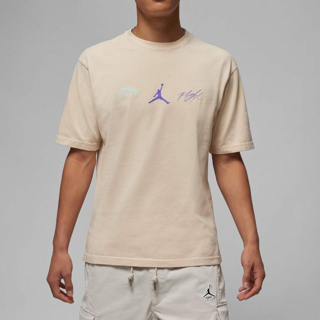 Jordan T Shirt Men's Beach White DM1445-126