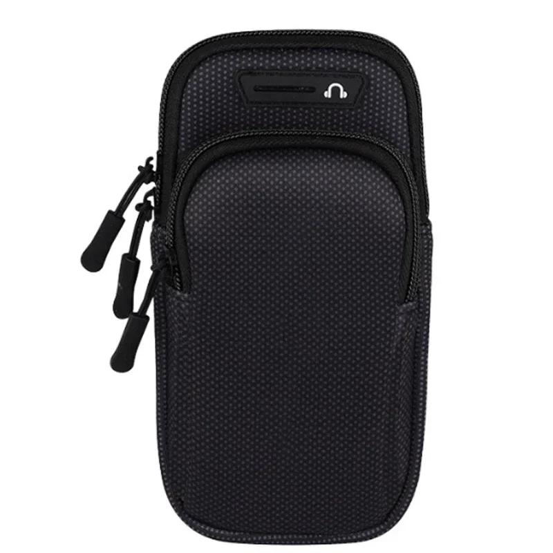 New Sports Bag For Mobile Phone Armband For Jogging Cell Phone Accessories Woman Mp3 Mp4 Bags PU Hand Bag For Running Waterproof