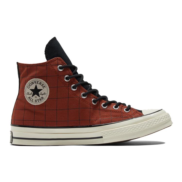 Converse Chuck 70 GTX High 'Grid - Cedar Bark' (Unisex) Cedar Bark / Egret / Black Canvas Shoes 171442C