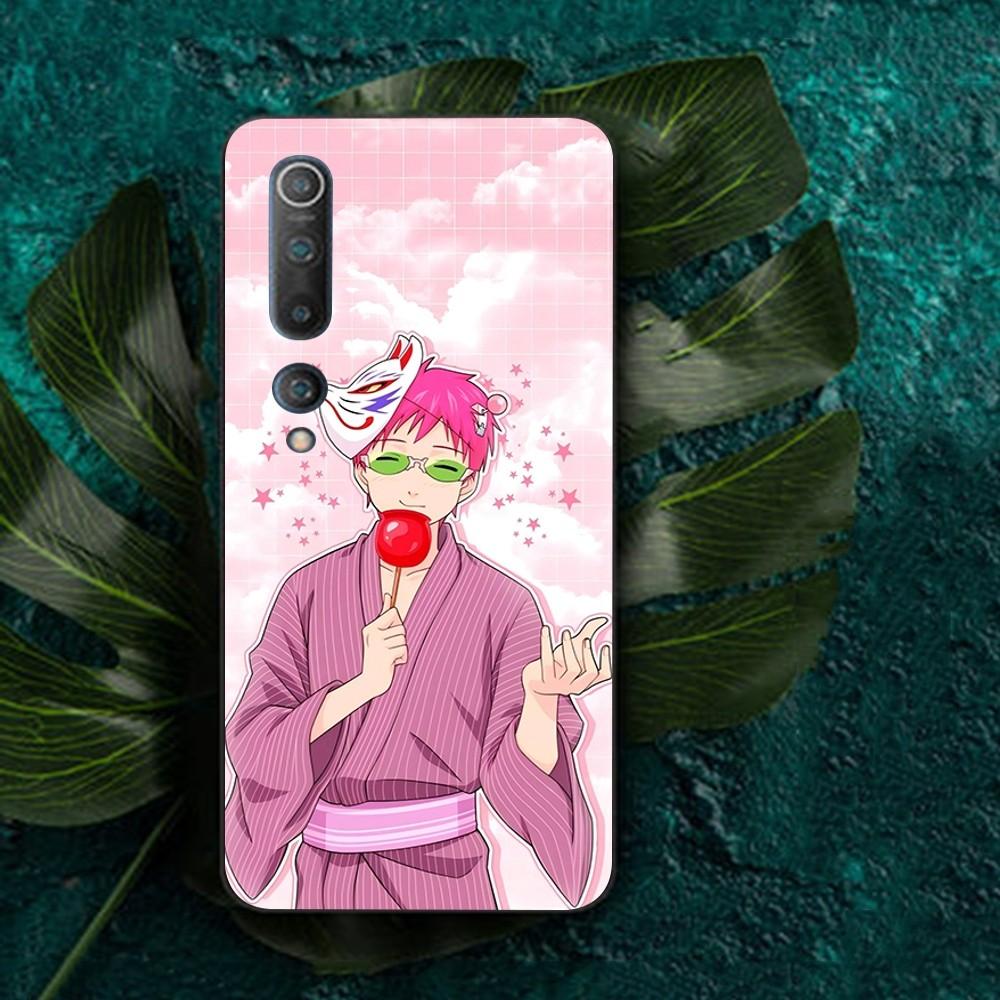 New Anime Saiki Kusuo Phone Case For Redmi Note 4 X 5 A 6 7 8 T 9 9S 10 11 11S 11Epro Poco M3 pro