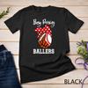 Busy Raising Ballers Funny Baseball Basketball Football Mom Unisex T-shirt