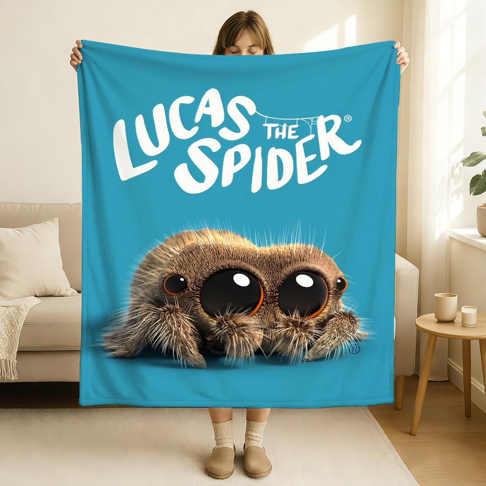 Cartoon Cute Lucas the Spide Blanket Soft and Skin Friendly For Couch Bed Napping Bedspread All Seasons Comforter