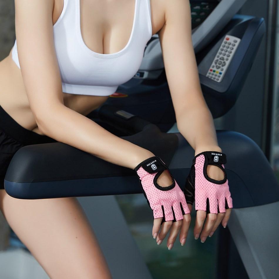 Guanti da palestra professionali Accessori per il fitness Sollevamento pesi per donne Uomini Allenamento Crossfit Protezione per le mani a mezze dita