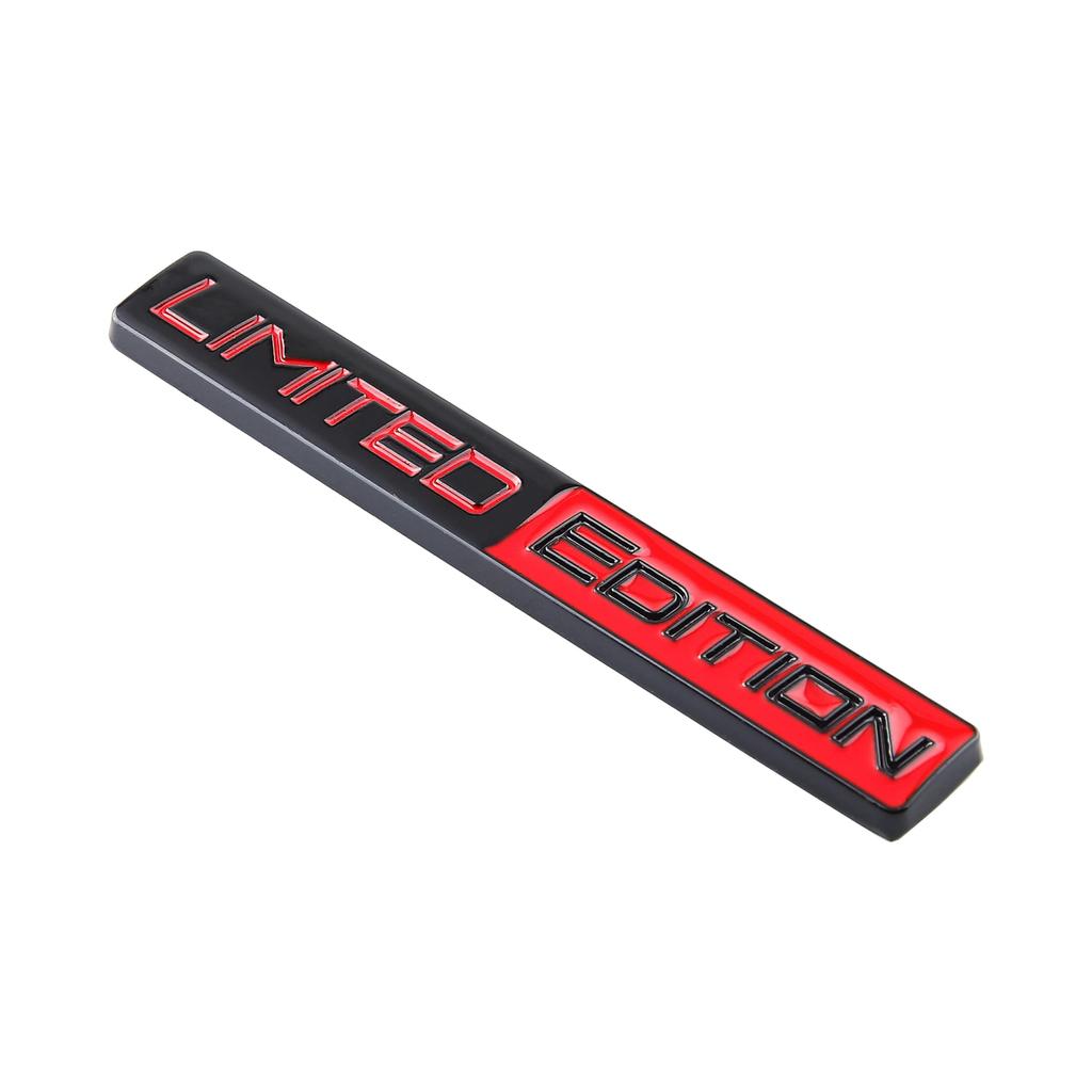 2 Pieces Limited Edition Emblem 3D Metal Car Sticker Emblem