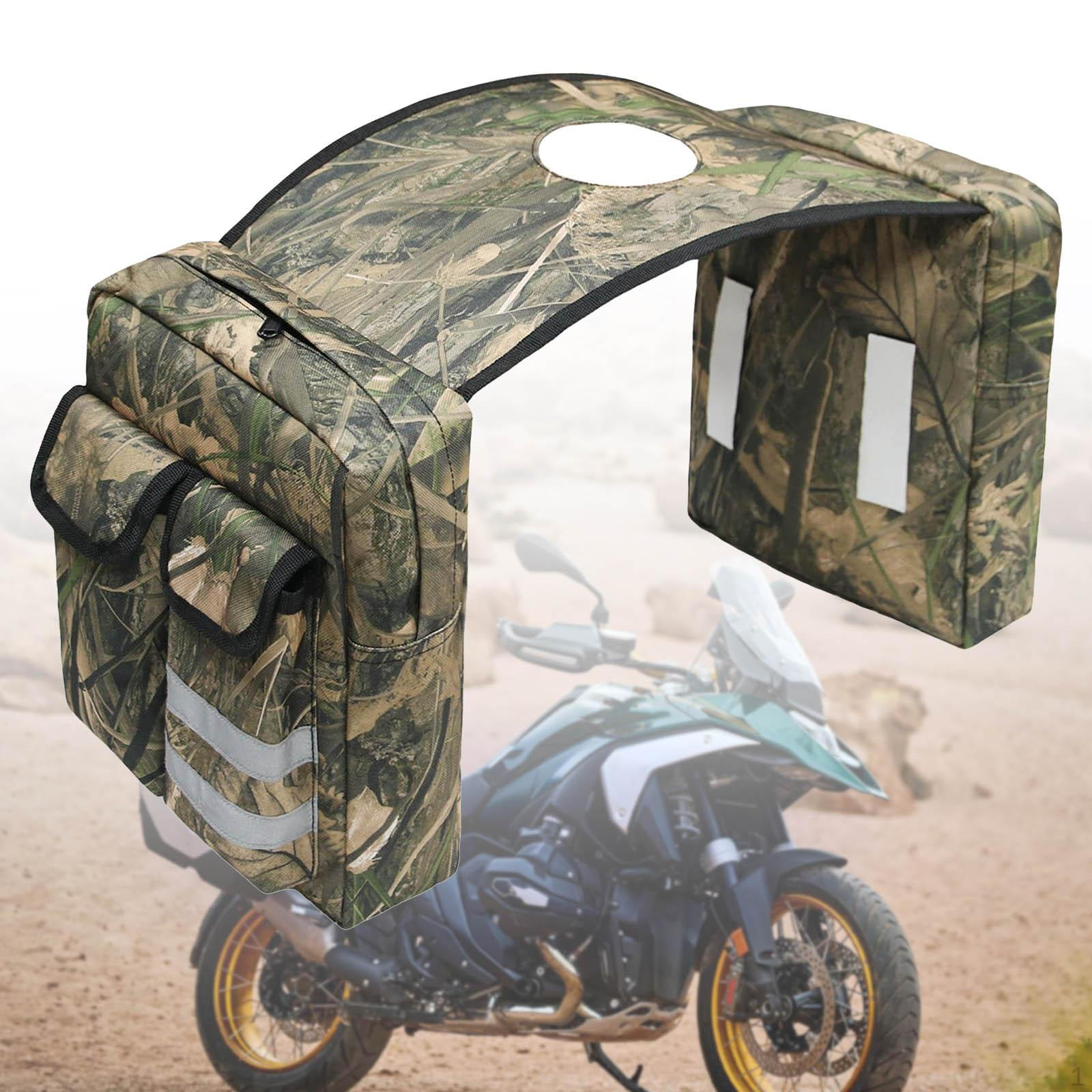 

ATV Saddle Bag Cargo Resistant Fuel Tank Luggage Saddlebag for UTV Motorbike All Terrain