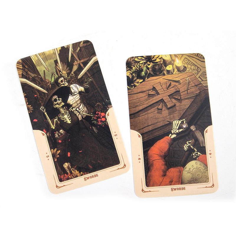 78 stk. Kortstokk Orakler Mystisk Spådom Santa Muerte Tarotkort Brettspill