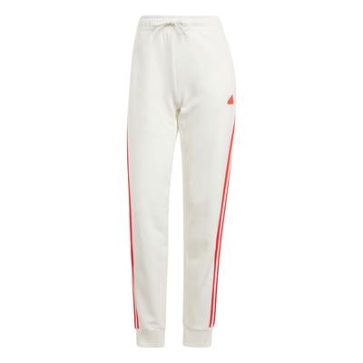 Future Icons 3-Stripes Regular Pants Retro Sports Long Pants Color Block Tapered Knit Sports Pants Women Pants Han-Jade-White IS3665