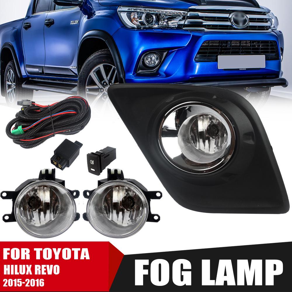 Toyota Hilux 15-16 Fog Light Kit: Headlight, Bumper, Daytime Running, and Fog Light Assembly