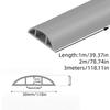 1PC 1m/2m/3meters Floor Cord Cover Extension Wiring Duct Protector Power Cable Protector Covers Practical Wire Organizer