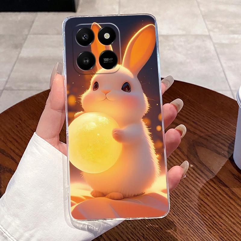 For Honor X7D Honor 400 Smart 4G 5G Luxury Dragon Cute Cool Boys Girls Soft silicone Phone Case Back Cover Transparent TPU Shell