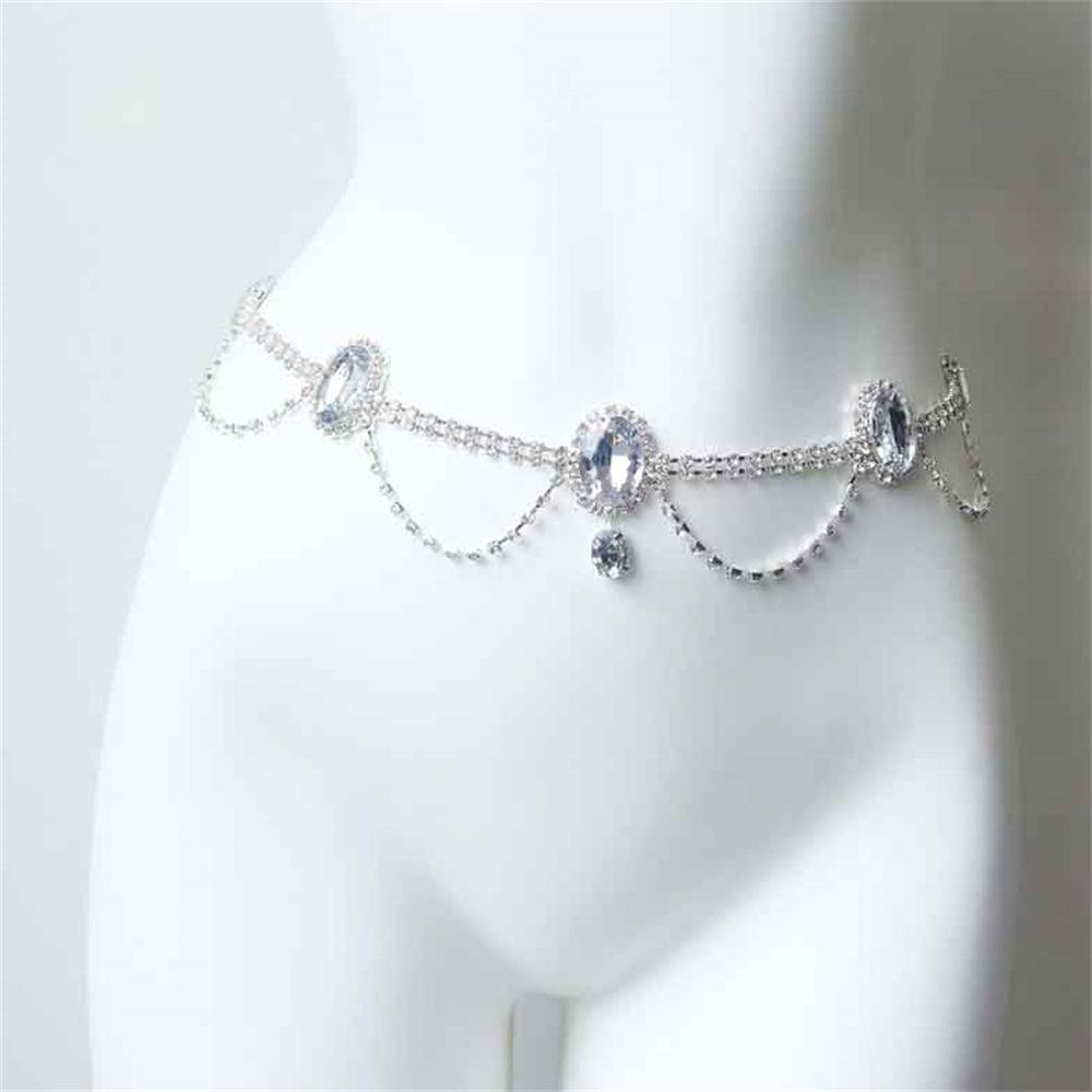 European And American Fashion Body Chain Waist Chain, Exaggerated Women S Super Flash Sexy Wear Jewelry Accessories