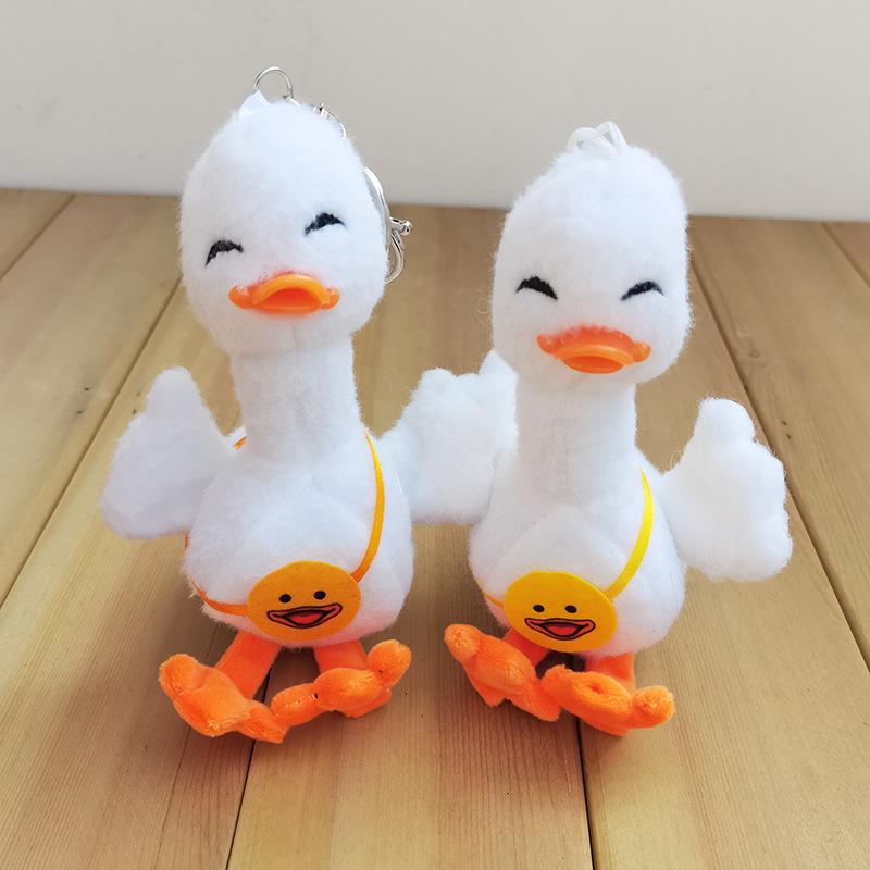 Cartoon Oil Duck Doll Pendant Cute Doll Doll Schoolbag Keychain Hanging Small Gift Plush Toy