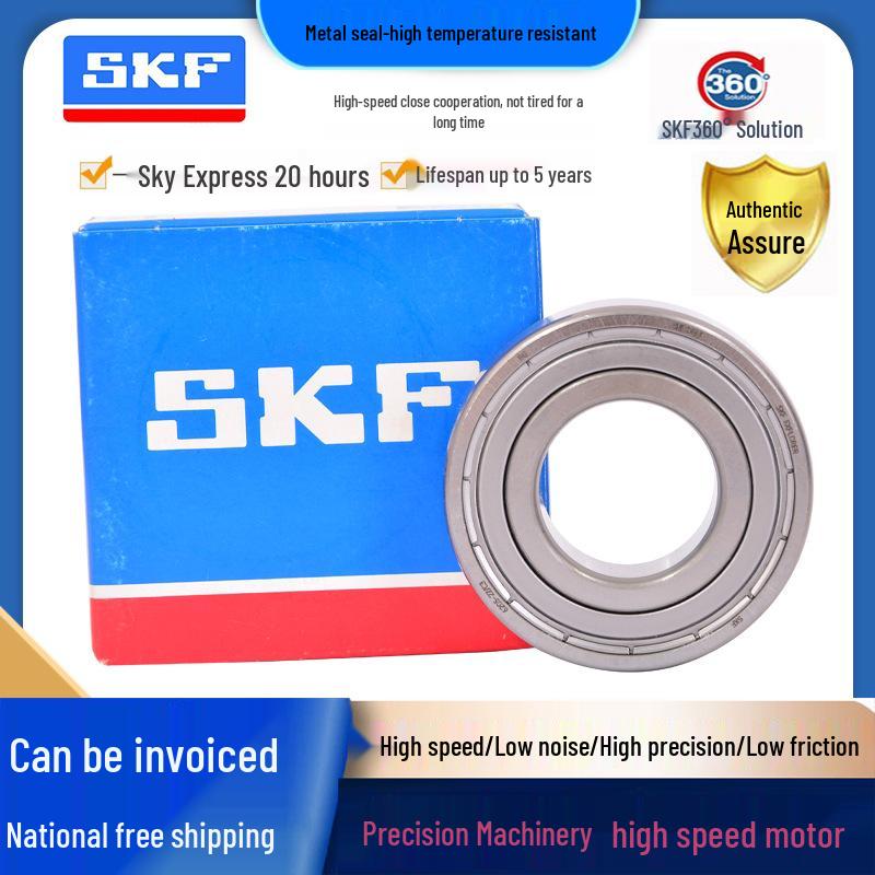 Original SKF Deep Groove Ball Bearings: 6200, 6201, 6202, 6203, 6204, 6205, 6206