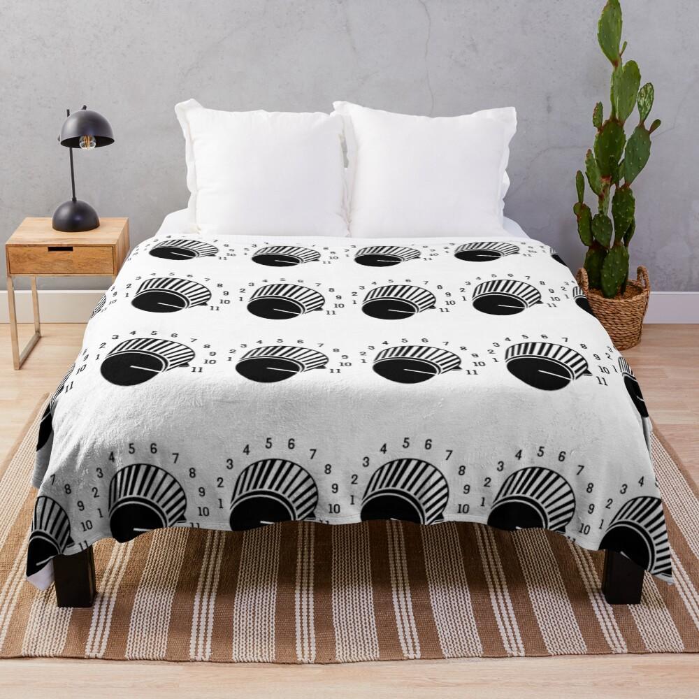 Turn It Up Throw Blanket