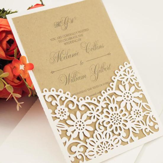 Lace Card Cutting Die Carbon Steel Flower Greeting DIY Mold Scrapbook Mould