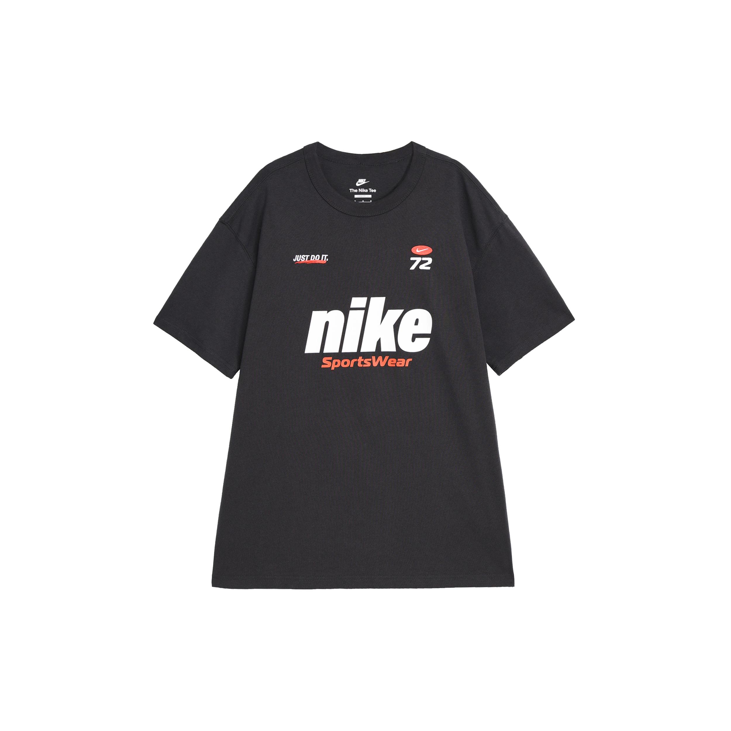 

New Nike Sportswear Essentials Series T Shirt Men s Gray Black HQ1570-045 S