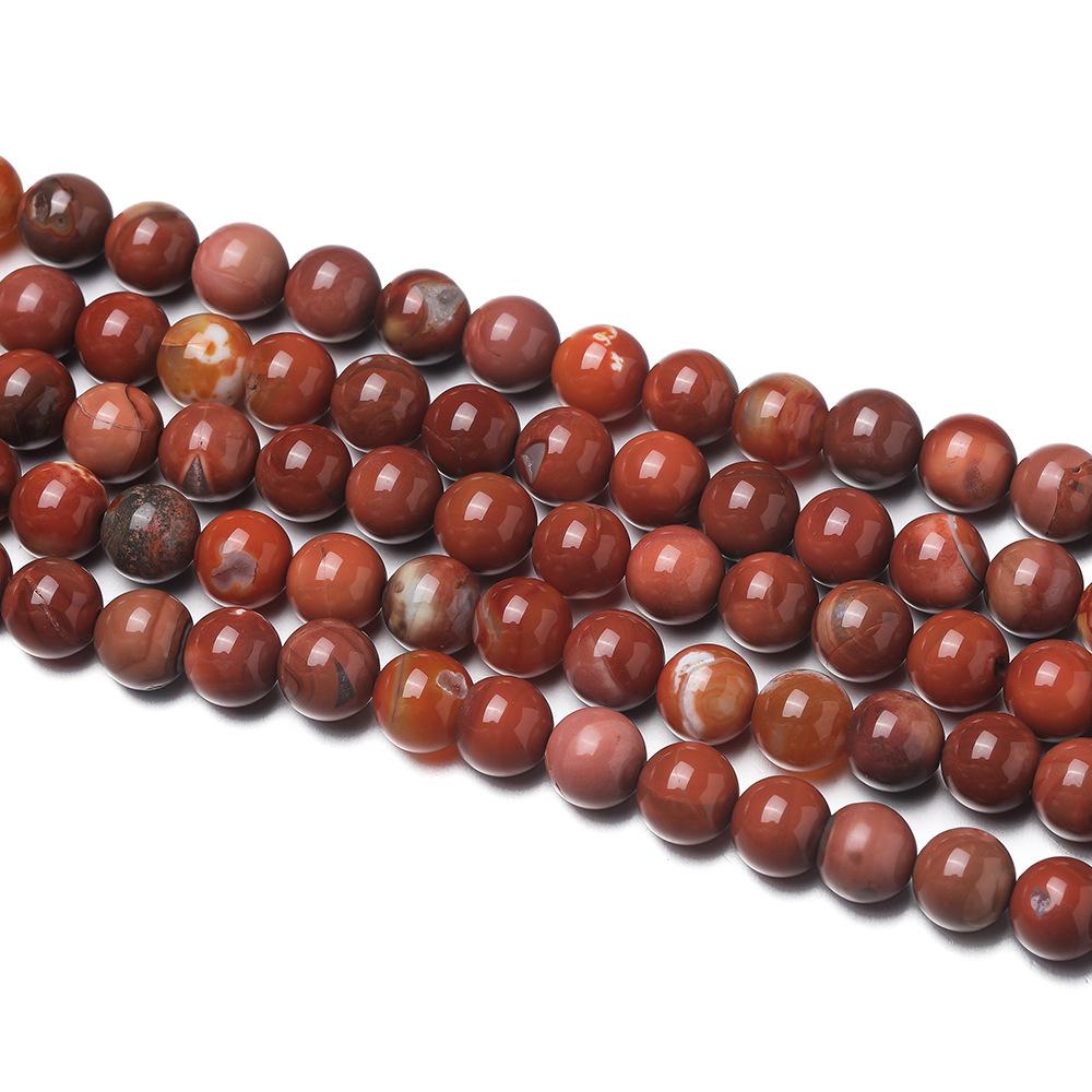 6/8/10mm Natural Stone Semi-finished Beaded