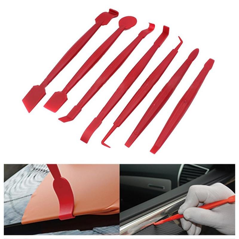 New 7Pcs Scraper Tools Car Accessories Squeegee Vinyl Wrap Film Edge-closing Tool For Automobile Scraper Tools Auto