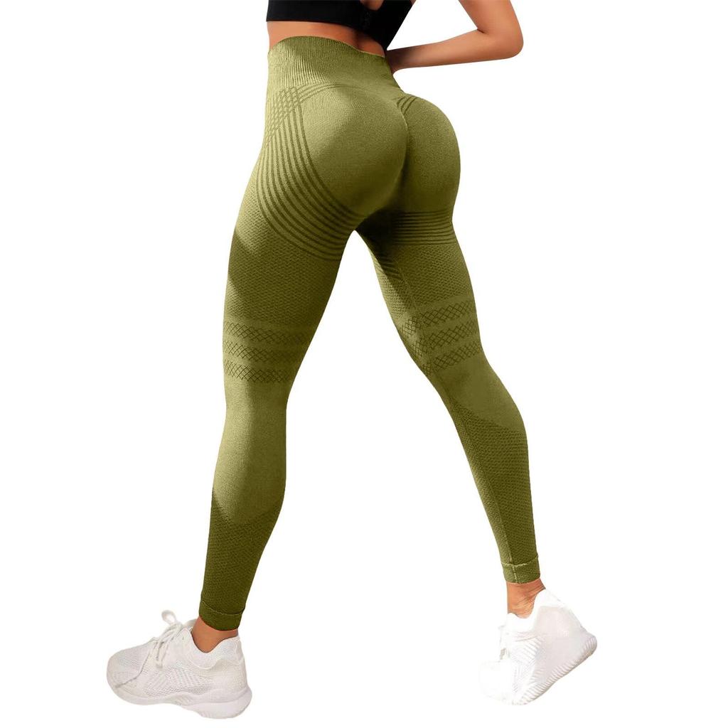 Dames Yoga Broek met Hoge Taille en Billenliftend Effect - Strak, Ademend, Sneldrogend, Nude Gevoel, Buikcontrole