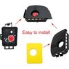 595663 Air Filter Base,595660 Air Cleaner Cover & 799579 Air Cleaner Foam Filter Replacement for 450E 500E 550E 550Ex Engine Lawn Mower