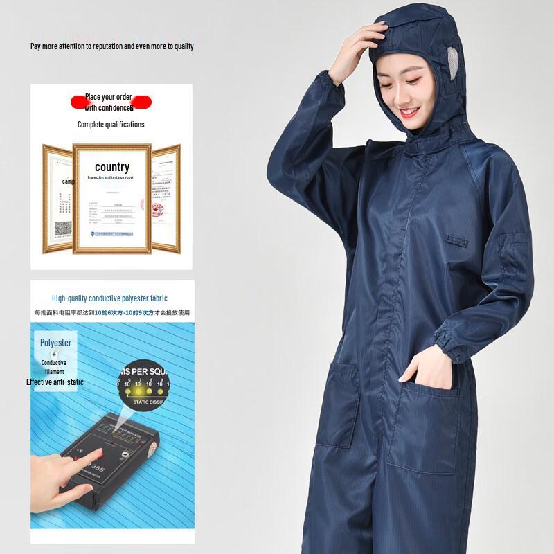 Kombinezon z kapturem Ally Unisex Antystatyczny