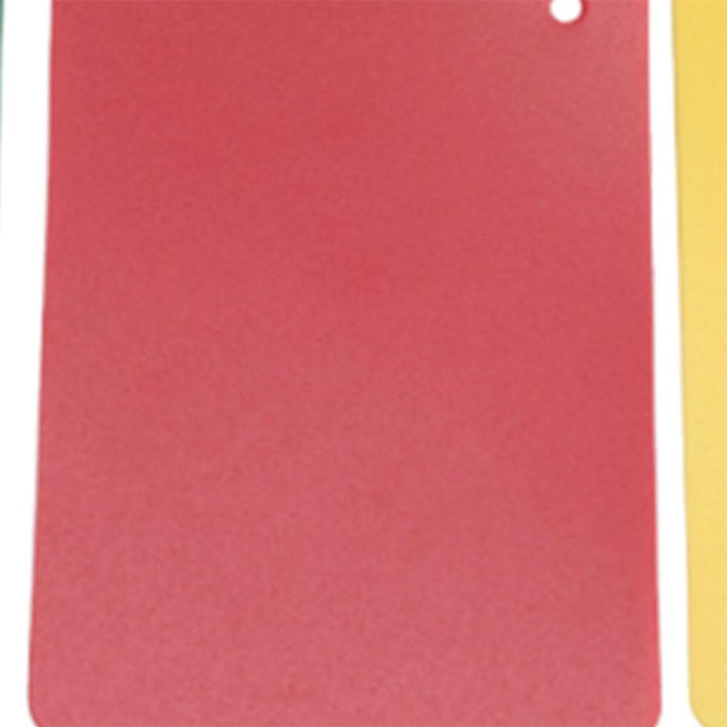 Referee Penalty Cards, Green, Yellow, PP Material, Portable, Flexible, Versatile, for Entertainment,