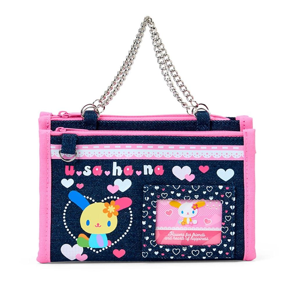 Sanrio Denim Pouch (Munekyun Heisei Girls  Item) Usahana Ages 3 and up 796352