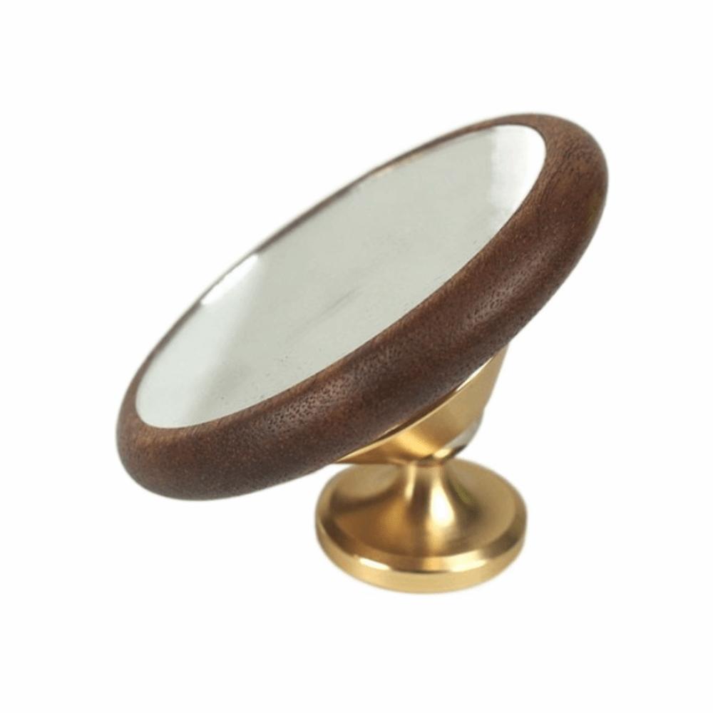 Magnetic Monitoring Coffee Reflective Mirror Reflective Mirror Wooden Base Espresso Mirror Flow Rate Observation