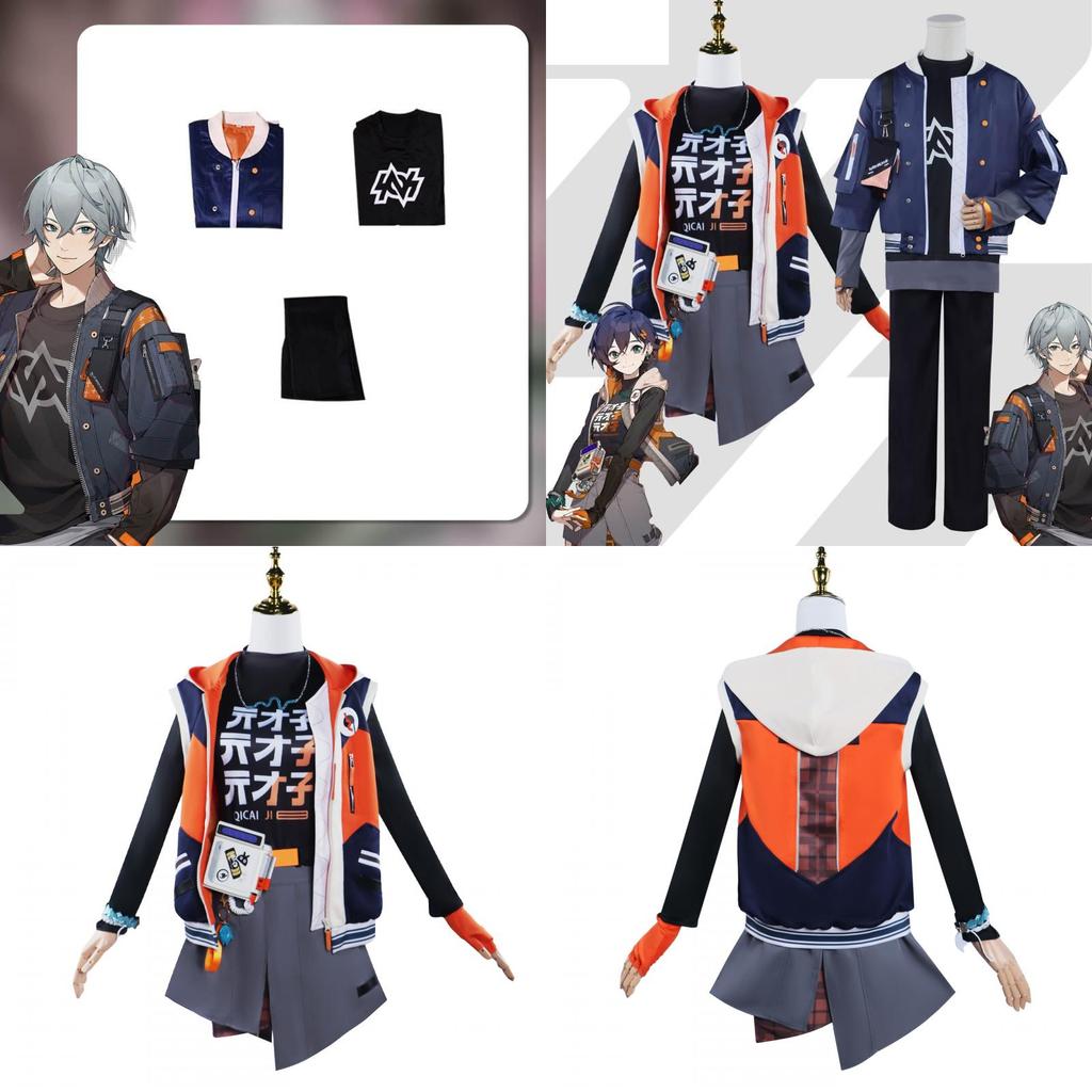 High-quality Polyester Anime Game Cosplay Costume Set