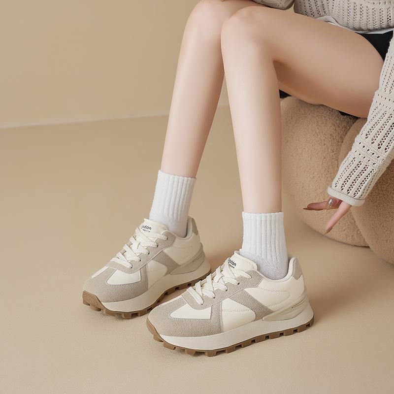 Augustine Forrest Gump Shoes Women's 2025 New Autumn Casual Thick-soled Shoes Small German Training Shoes Sports Little White Shoes Tide