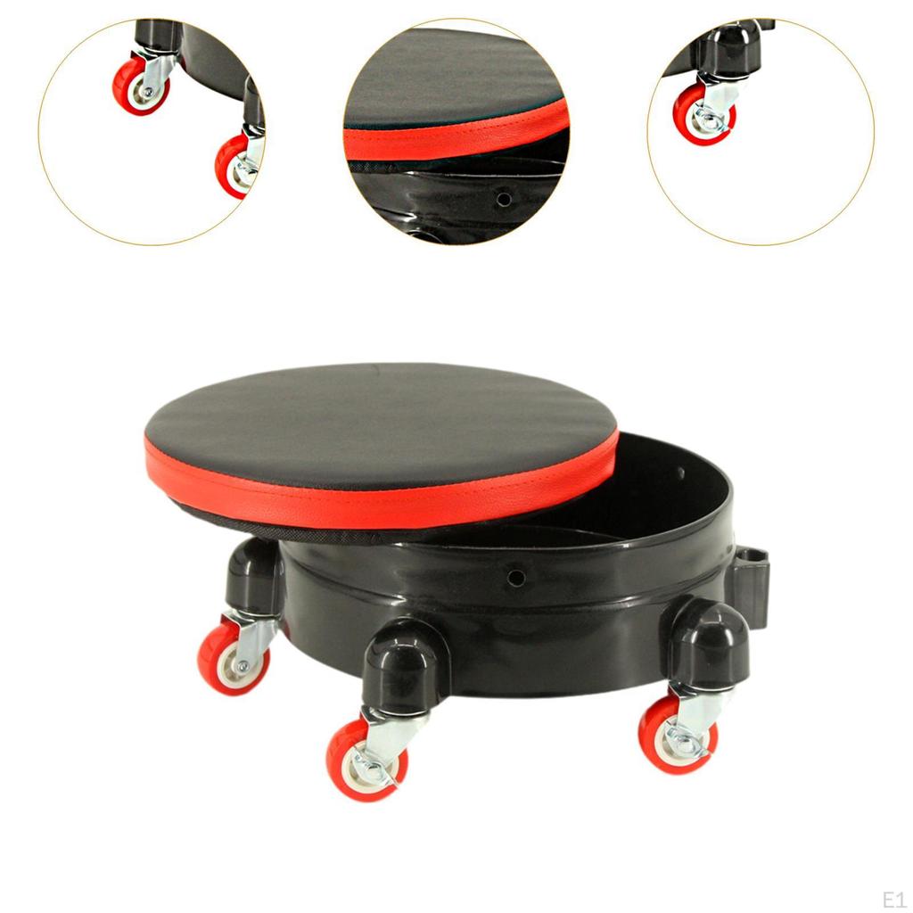 Car Wash Bucket Dolly System Easy 360° Rolling Detailing for