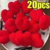 5-50pcs 3D Peach Heart Spring Hairclips for Students 2026 Valentine's Day Love Hair Hoop Children's Cute Hair Clip Headpiece