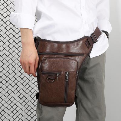 1 Stück Beintasche für Männer und Frauen Outdoor-Bauchtasche, Motorrad- und Fahrrad-Mehrfachtaschen-Bauchtasche, verstellbarer Schultergurt